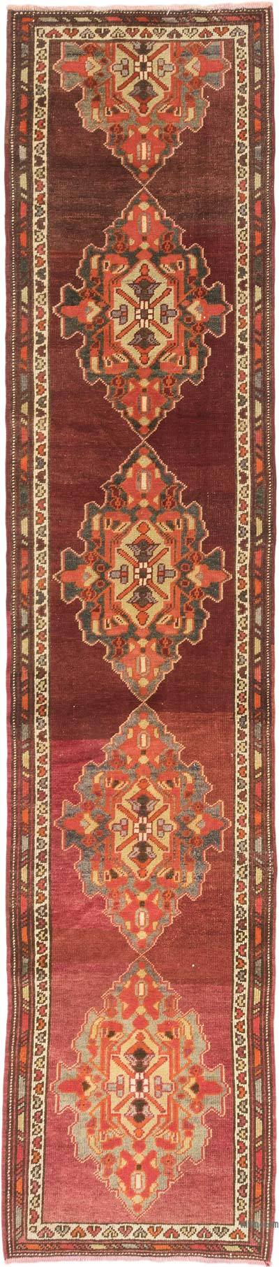 Vintage Tribal Runner Rug - 2' 11" x 13' 7" (35" x 163")