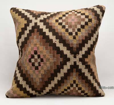 Kilim Pillow Cover - 1' 8" x 1' 8" (20" x 20")