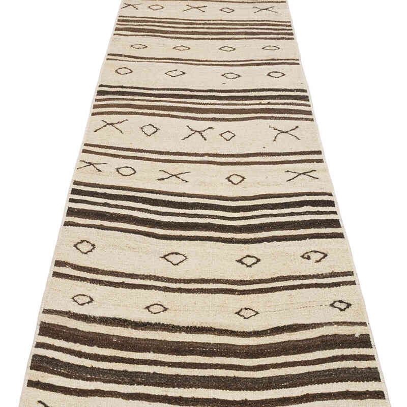 Vintage Turkish Kilim Runner - 2' 3" x 25' 7" (27" x 307") - K0071683