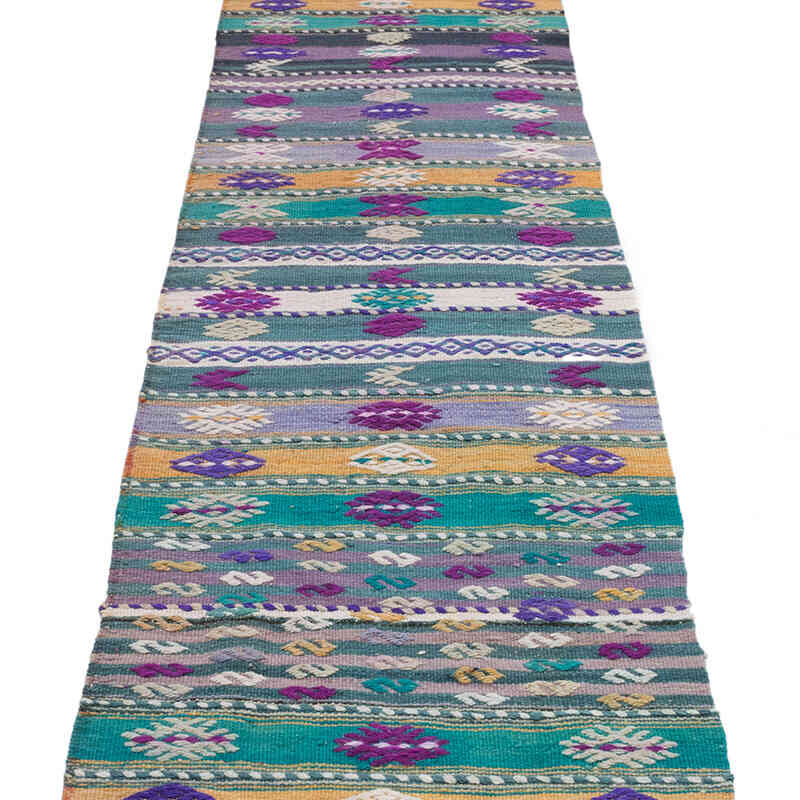 Vintage Turkish Kilim Runner - 2'  x 24' 1" (24" x 289") - K0071689