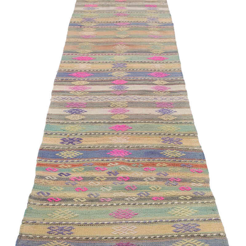 Kilim Vintage Turco de Pasillo - 66 cm x 721 cm - K0071698