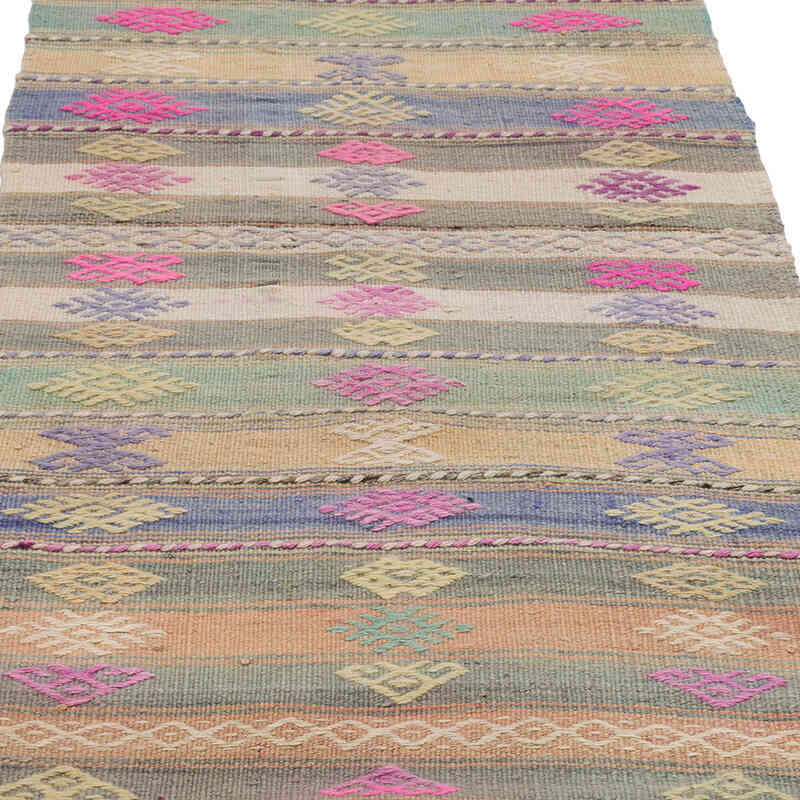 Kilim Vintage Turco de Pasillo - 66 cm x 721 cm - K0071698