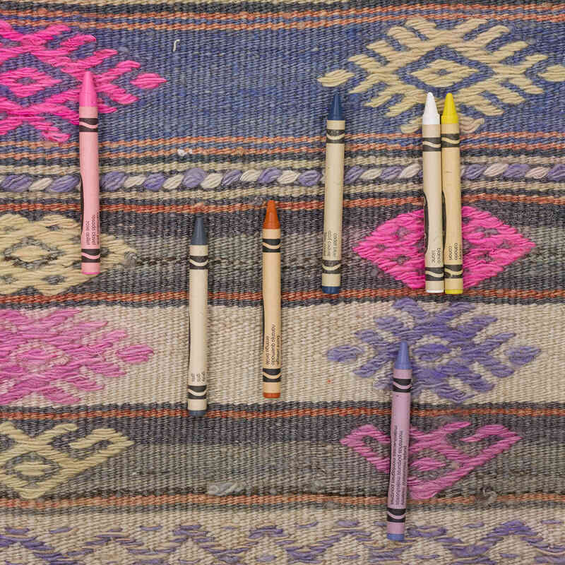 Kilim Vintage Turco de Pasillo - 66 cm x 721 cm - K0071698