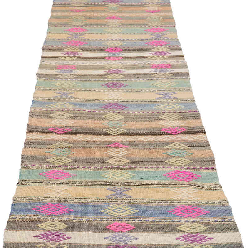 Kilim Vintage Turco de Pasillo - 66 cm x 721 cm - K0071698