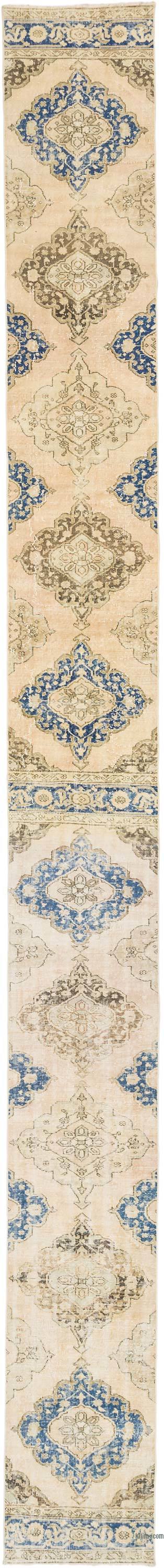 Vintage Turkish Runner Rug - 2' 6" x 25' 5" (30" x 305")