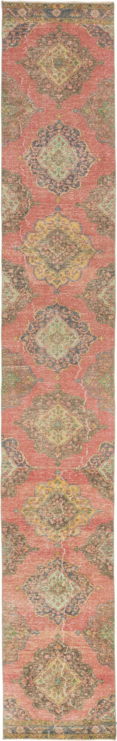 Vintage Anadolu Yolluk - 91 cm x 592 cm