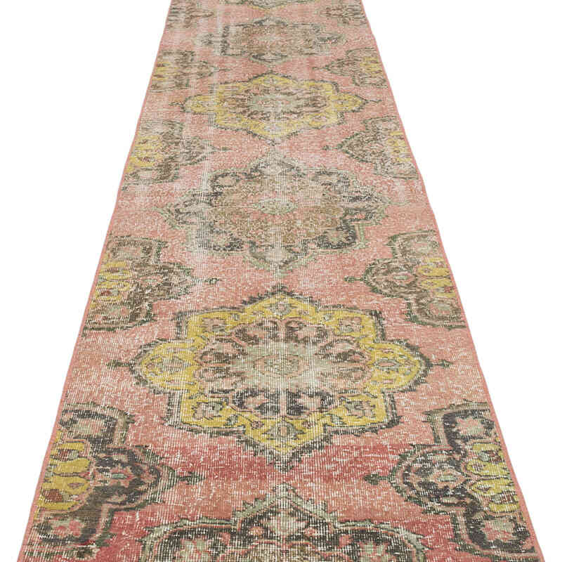 Vintage Turkish Runner Rug - 2' 6" x 15' 9" (30" x 189") - K0071716