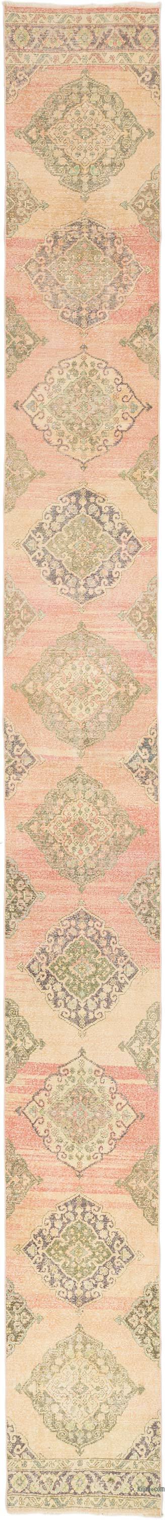 Alfombra Turca Vintage de pasillo - 75 cm x 720 cm