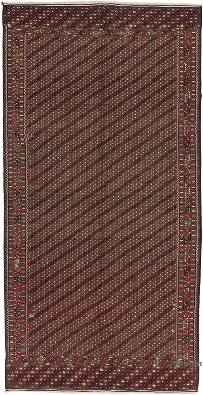 Vintage Yomut Turkoman Kilim Rug - 4' 11" x 9' 6" (59" x 114")