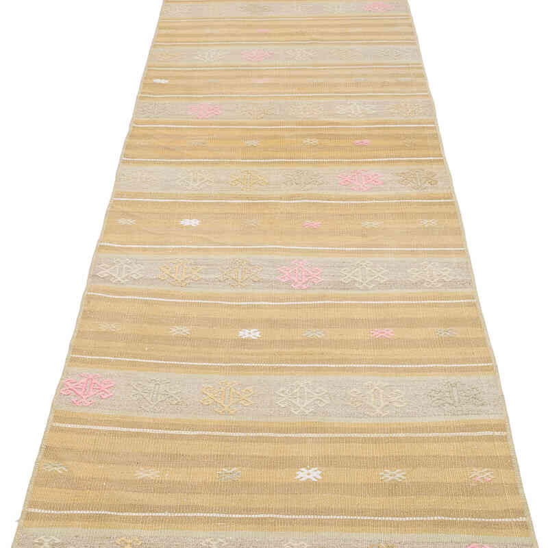 Vintage Turkish Kilim Runner - 2' 3" x 21' 8" (27" x 260") - K0071801
