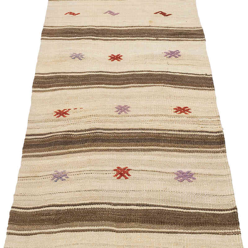 Vintage Turkish Kilim Runner - 2' 1" x 25'  (25" x 300") - K0071802