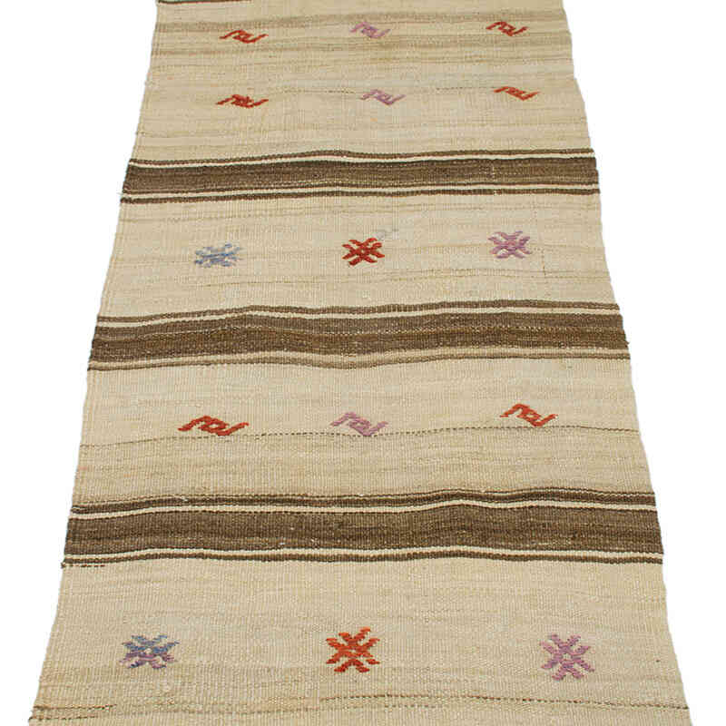 Vintage Turkish Kilim Runner - 2' 1" x 25'  (25" x 300") - K0071802