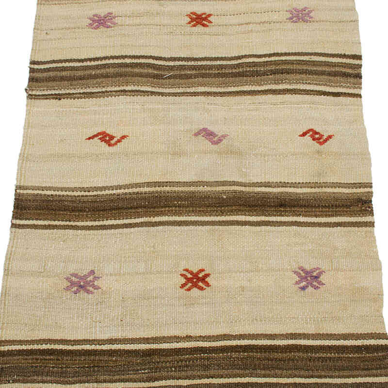 Vintage Turkish Kilim Runner - 2' 1" x 25'  (25" x 300") - K0071802