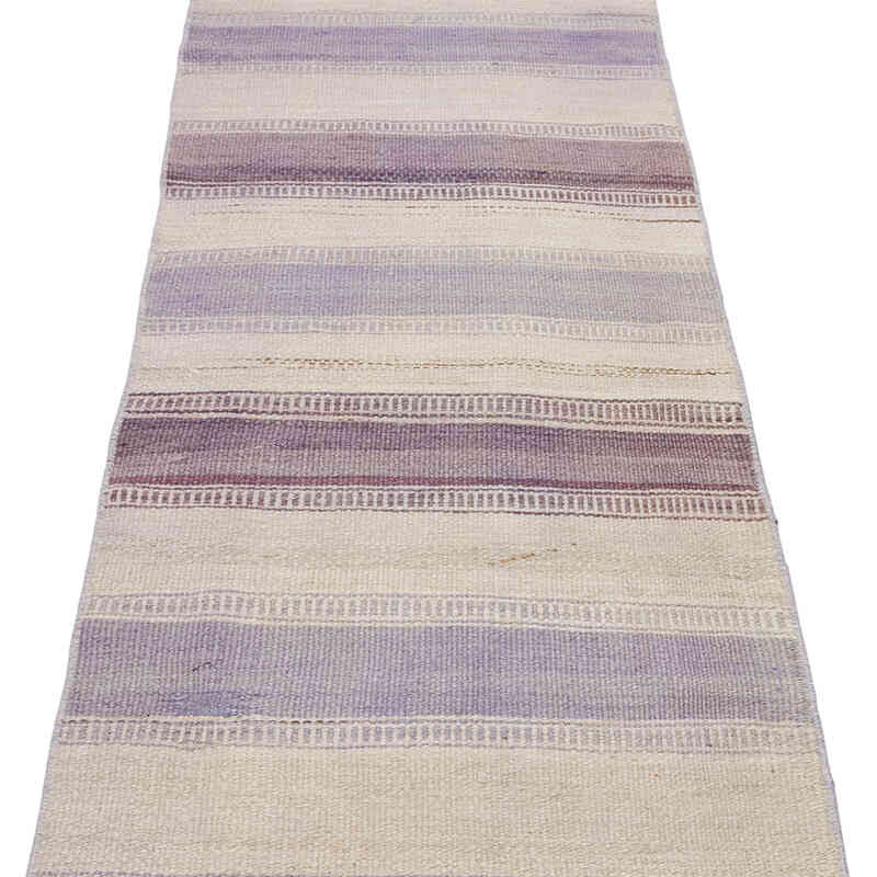 Vintage Turkish Kilim Runner - 2' 2" x 14' 4" (26" x 172") - K0071803