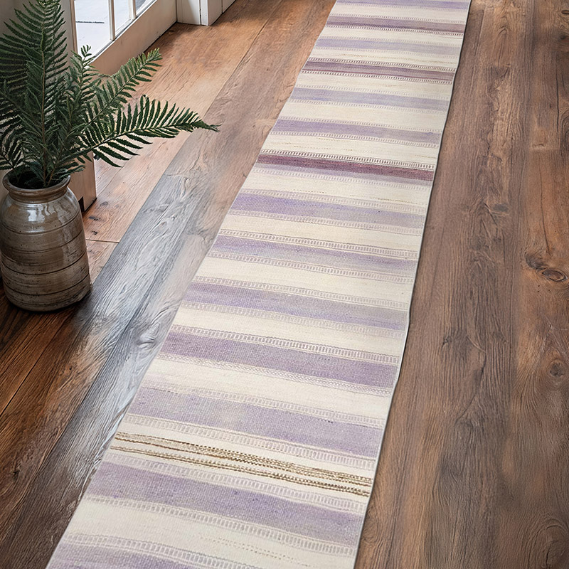 Vintage Turkish Kilim Runner - 2' 2" x 14' 4" (26" x 172") - K0071803