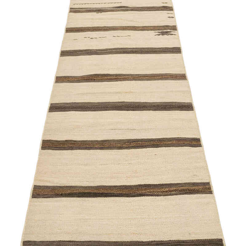 Vintage Turkish Kilim Runner - 1' 10" x 23' 2" (22" x 278") - K0071804