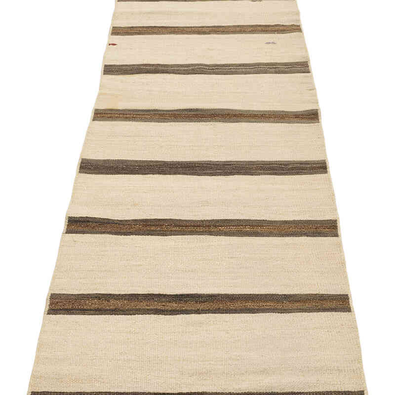 Vintage Turkish Kilim Runner - 1' 10" x 23' 2" (22" x 278") - K0071804