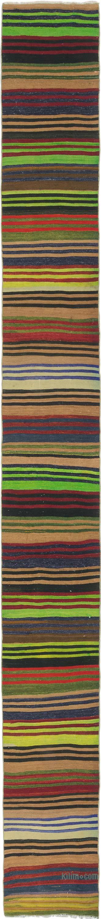 Kilim Vintage Turco de Pasillo - 70 cm x 660 cm - K0071811
