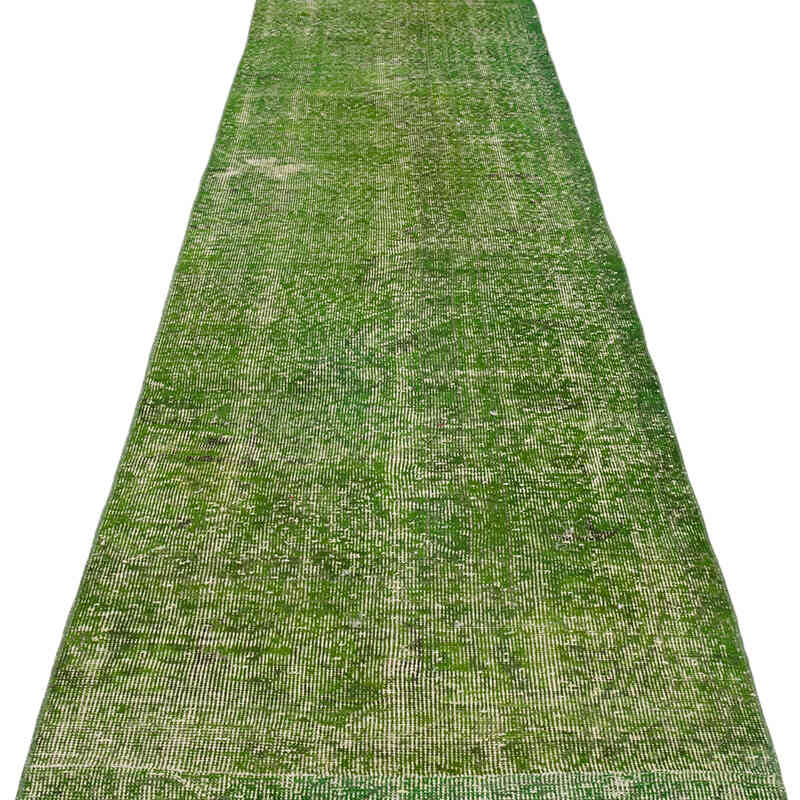 Boyali El Dokuma Vintage Hali Yolluk - 80 cm x 658 cm - K0071820