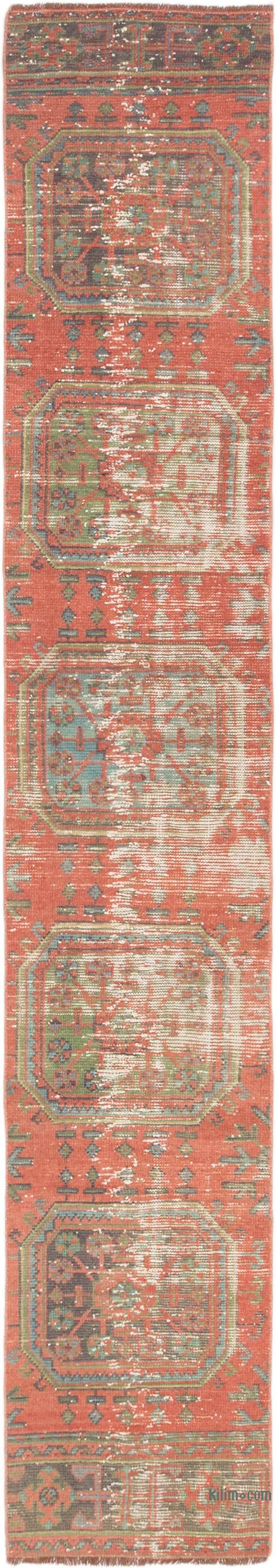 Alfombra Turca Vintage De Pasillo - 55 cm x 325 cm - K0071826