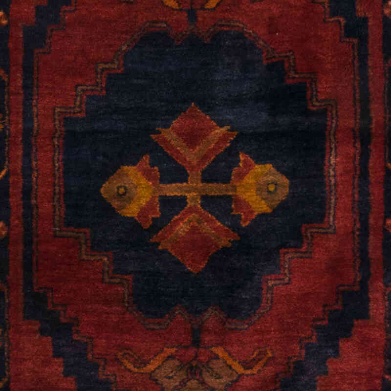 Vintage Turkish Hand-Knotted Runner - 3' 11" x 10'  (47" x 120") - K0071863