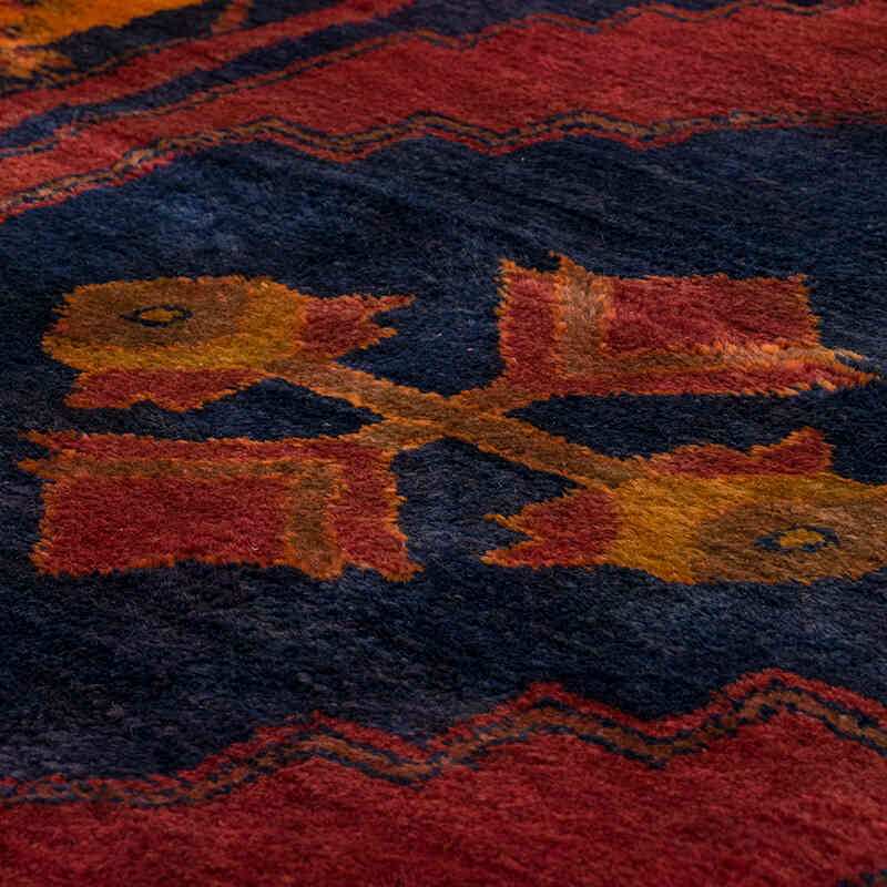Vintage Turkish Hand-Knotted Runner - 3' 11" x 10'  (47" x 120") - K0071863