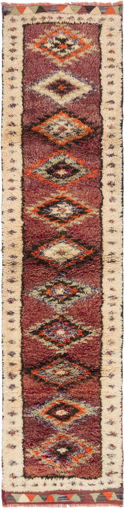 Vintage Tribal Runner Rug - 2' 7" x 11' 2" (31" x 134")
