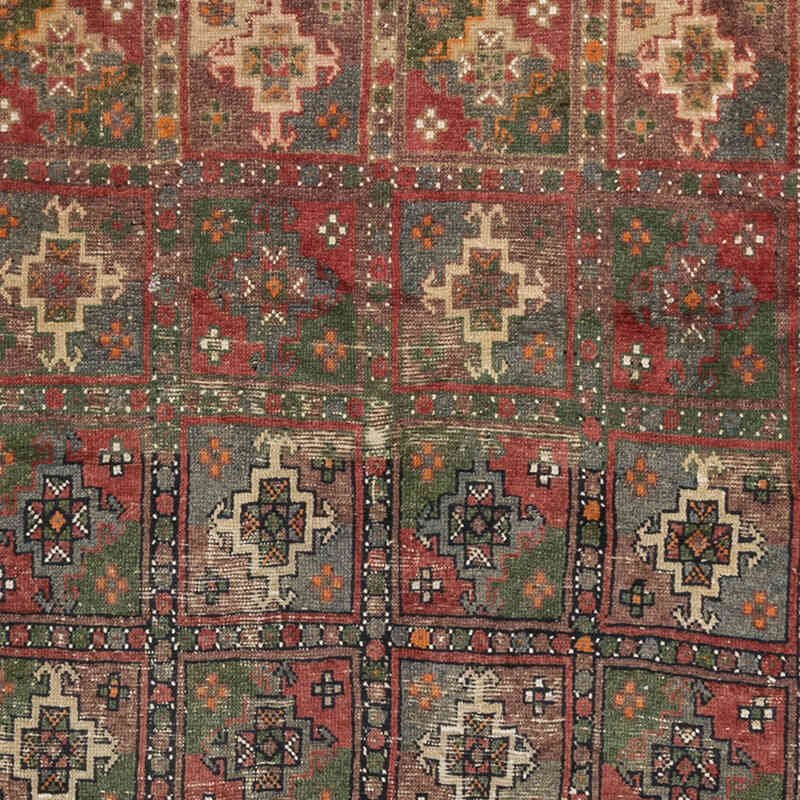 Alfombra Vintage Turca Anudada a Mano - 152 cm x 278 cm - K0071867