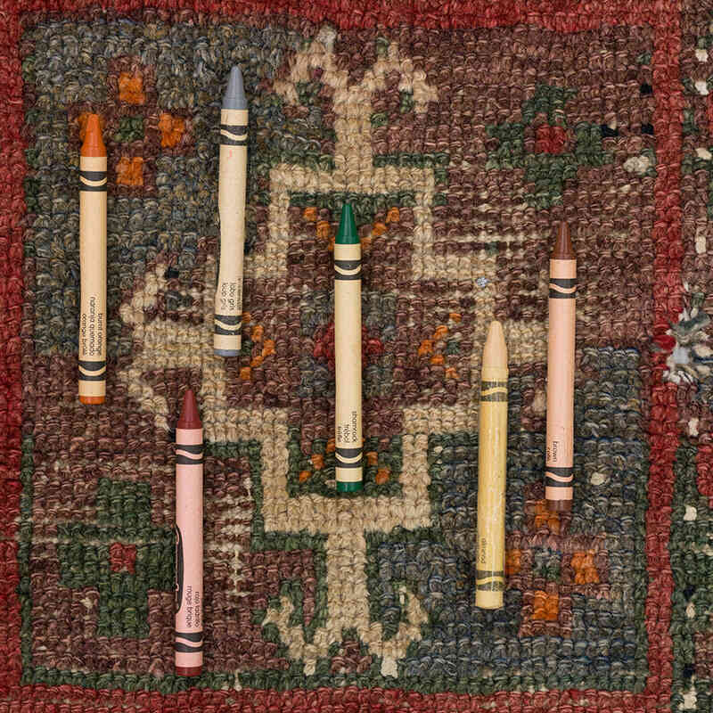 Alfombra Vintage Turca Anudada a Mano - 152 cm x 278 cm - K0071867