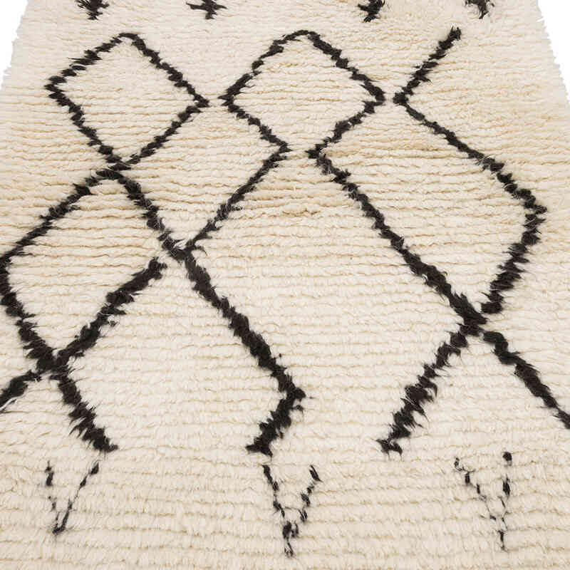 Nuevo  Alfombra 'Tulu' de estilo Marroquí Anudada a Mano - 105 cm x 130 cm - K0071875
