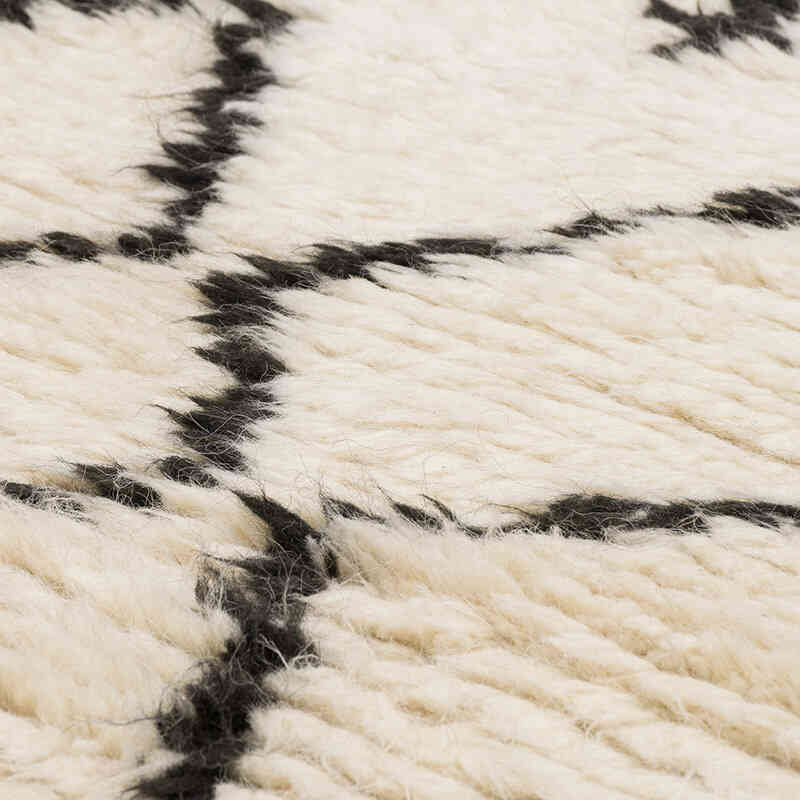 Nuevo  Alfombra 'Tulu' de estilo Marroquí Anudada a Mano - 105 cm x 130 cm - K0071875