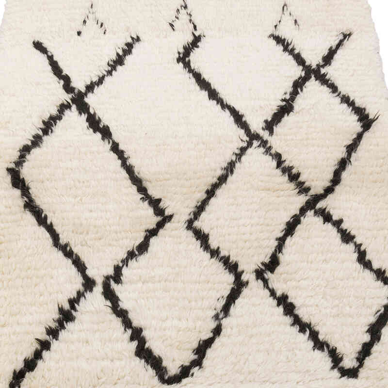 Nuevo  Alfombra 'Tulu' de estilo Marroquí Anudada a Mano - 105 cm x 130 cm - K0071875