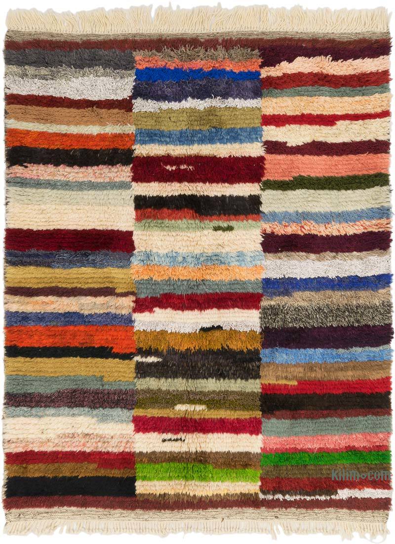 New Turkish Tulu Rug - 5' 1" x 6' 7" (61" x 79") - K0071877