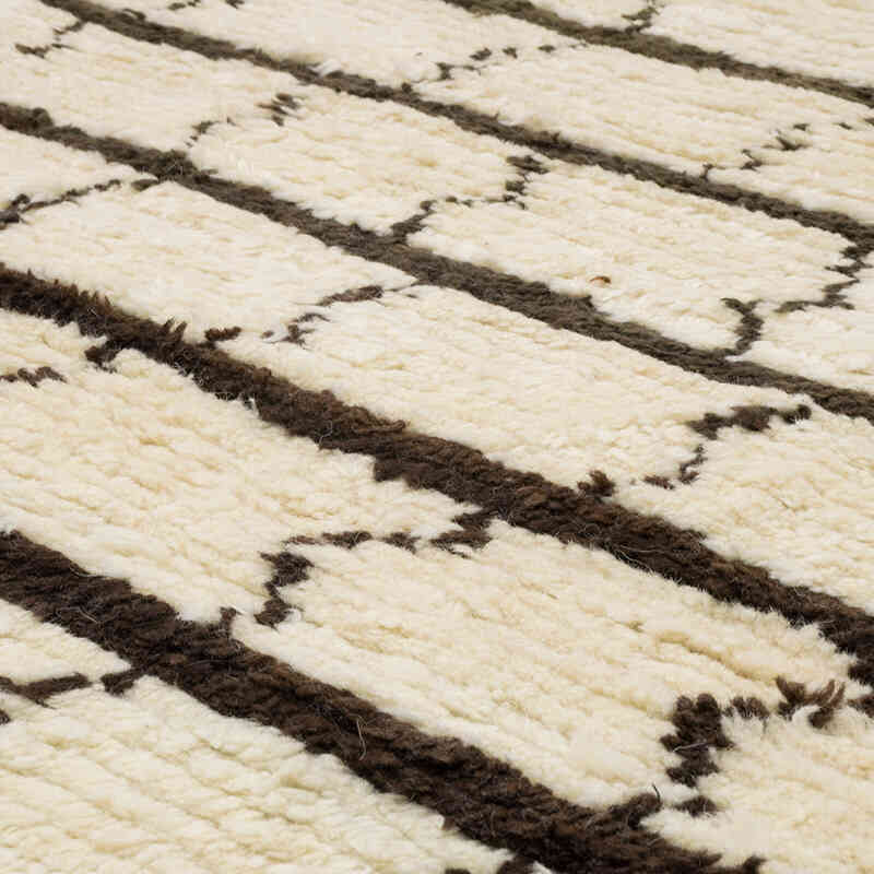 New Moroccan Style Hand-Knotted Tulu Rug - 6' 2" x 8' 10" (74" x 106") - K0071879