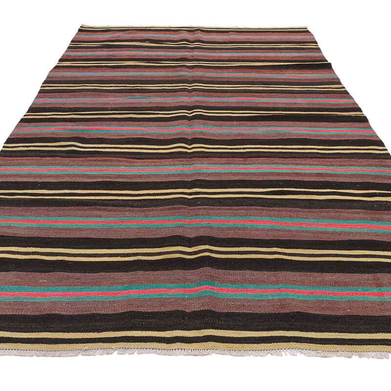 Vintage Manisa Kilim Rug - 5' 2" x 9' 2" (62" x 110") - K0071884