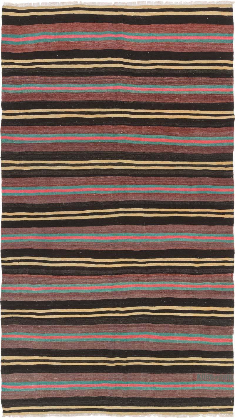Vintage Manisa Kilim Rug - 5' 2" x 9' 2" (62" x 110") - K0071884