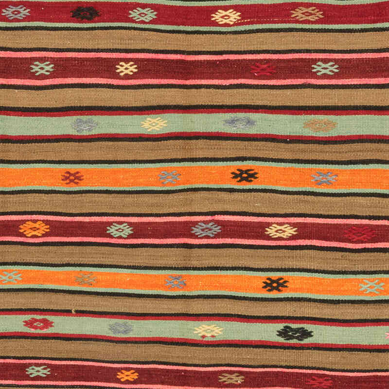 Vintage Fethiye Kilim Rug - 5' 4" x 8' 8" (64" x 104") - K0071890