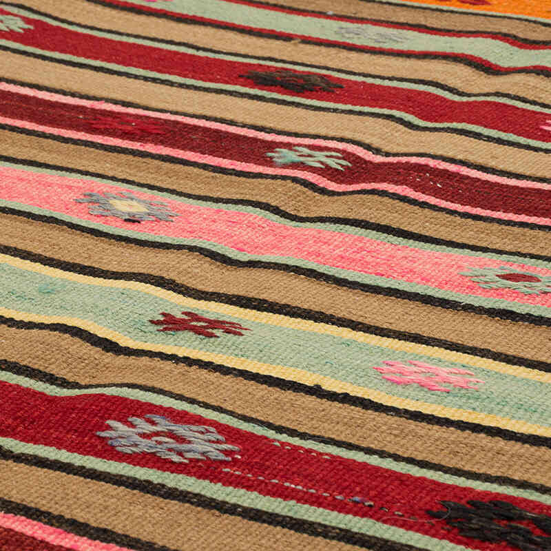 Vintage Fethiye Kilim Rug - 5' 4" x 8' 8" (64" x 104") - K0071890
