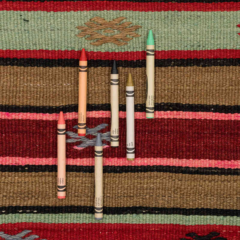 Vintage Fethiye Kilim Rug - 5' 4" x 8' 8" (64" x 104") - K0071890