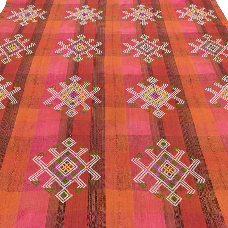 Vintage Anatolian Flatweave - 6' 3" x 12' 6" (75" x 150") - K0071896