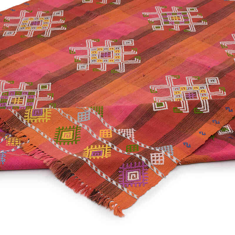 Vintage Anatolian Flatweave - 6' 3" x 12' 6" (75" x 150") - K0071896