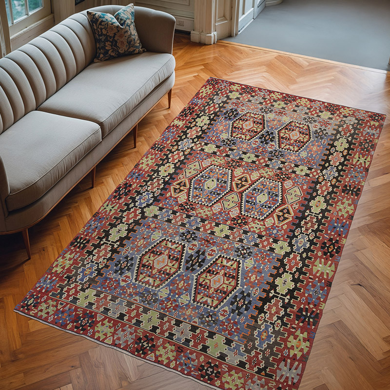 Alfombra Vintage Esme Kilim - 176 cm x 307 cm - K0071901