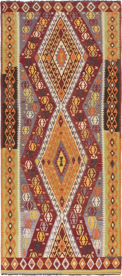 Vintage Bayburt Kilimi - 151 cm x 339 cm