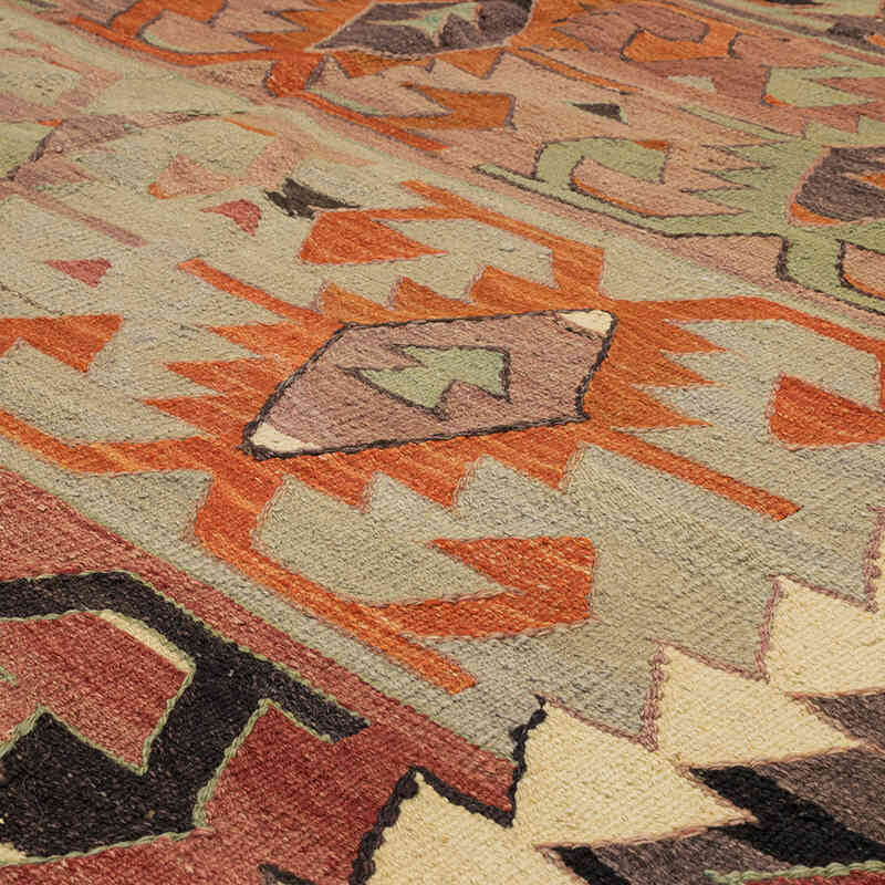 El Dokuma Vintage Halı - 164 cm x 344 cm - K0071906