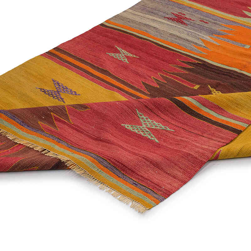 Vintage Sivas Kilim Rug - 4' 9" x 14'  (57" x 168") - K0071911