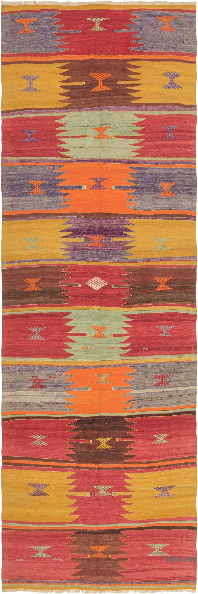 Vintage Sivas Kilim Rug - 4' 9" x 14'  (57" x 168") - K0071911