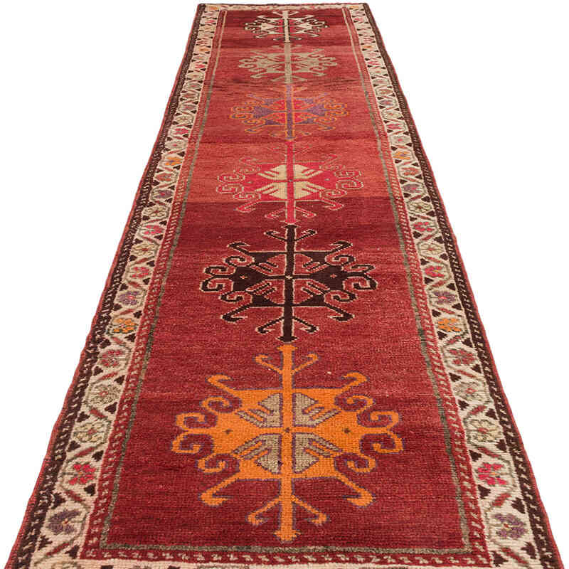 Vintage Anadolu Yolluk - 88 cm x 371 cm - K0071920