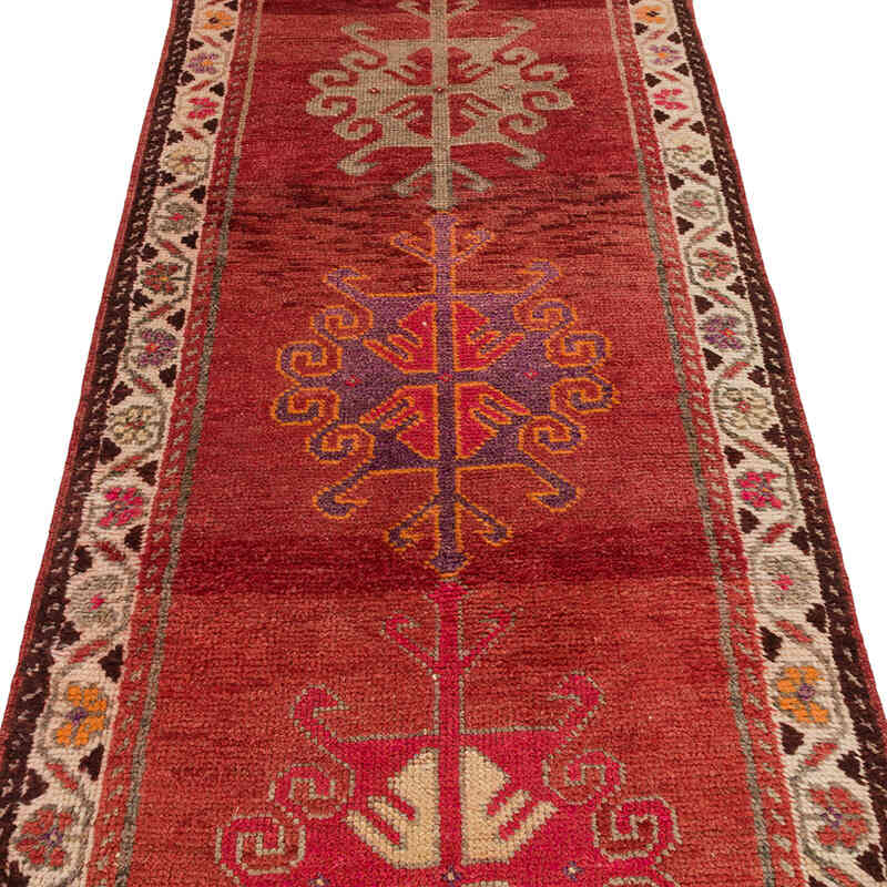 Vintage Anadolu Yolluk - 88 cm x 371 cm - K0071920