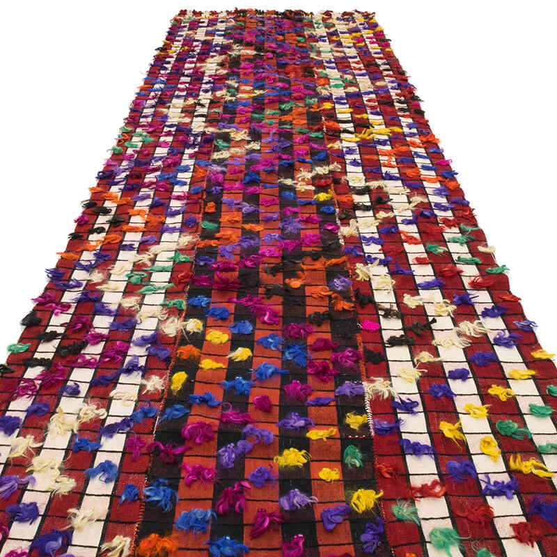 Vintage Anatolian Flatweave - 4' 7" x 13' 6" (55" x 162") - K0071926