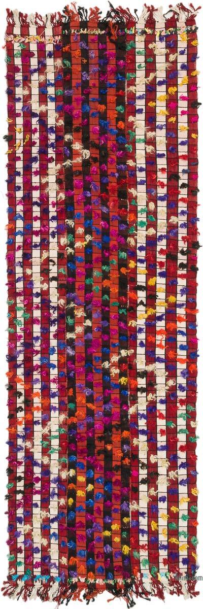 Vintage Anatolian Flatweave - 4' 7" x 13' 6" (55" x 162")